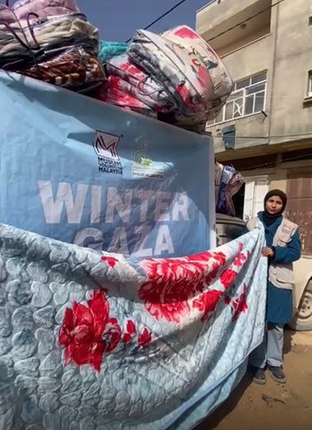 Agihan selimut Winter Gaza